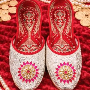 maharaja mor silver handcrafted peacock mojris